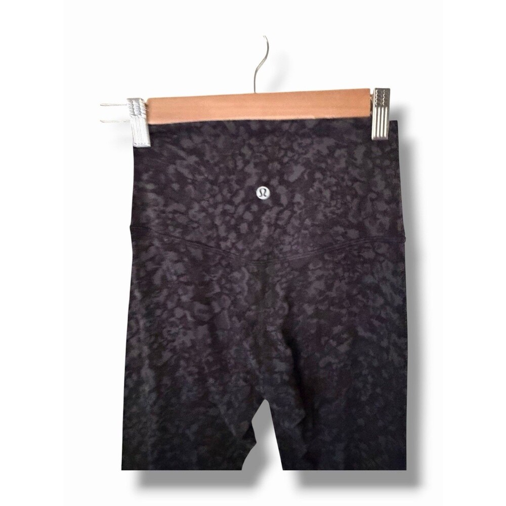 lululemon Align Pant 28" Womens Size 4 Wild Thing Camo Deep Coal Multi Nulu - Picture 6 of 11